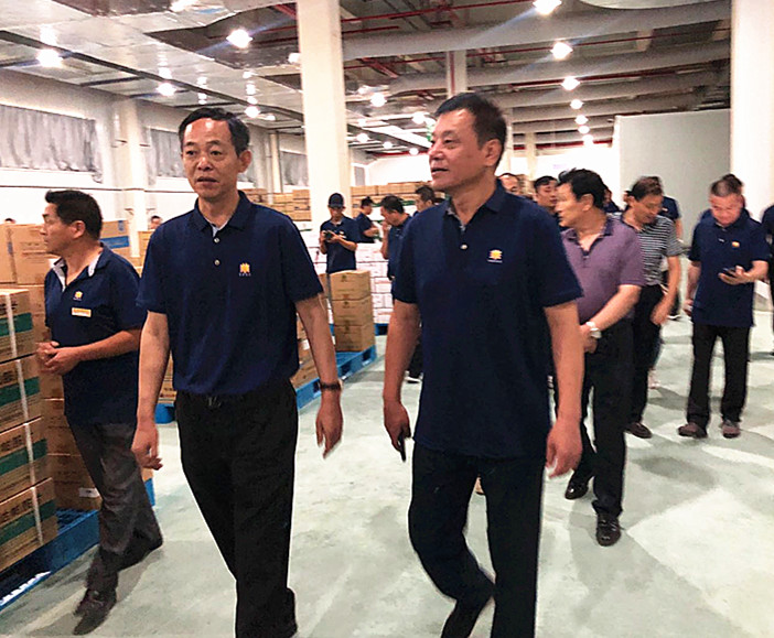 安徽华源股份公司党委书记王军一行 来青海华源调研