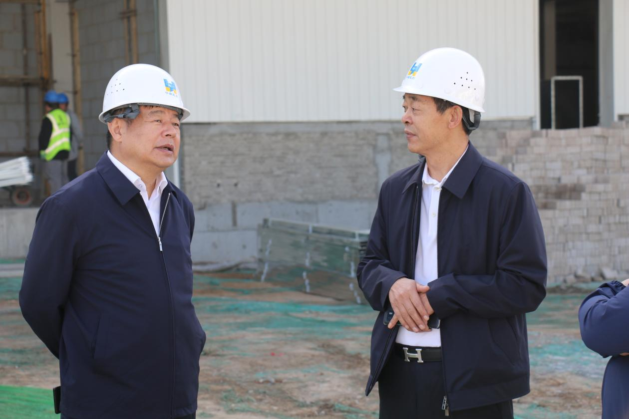 亳州市委常委、统战部部长郑超、市人大副主任龚艳玲一行莅临青海华源现代化医药仓储物流暨应急物资储备库调研